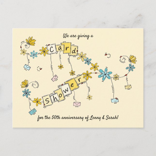 Golden Anniversary Card Shower (Front)