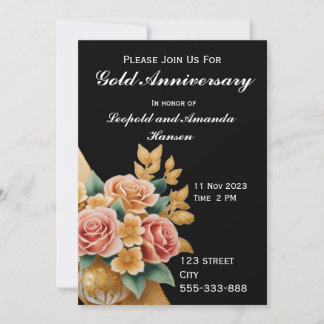 Golden Anniversary Invitation