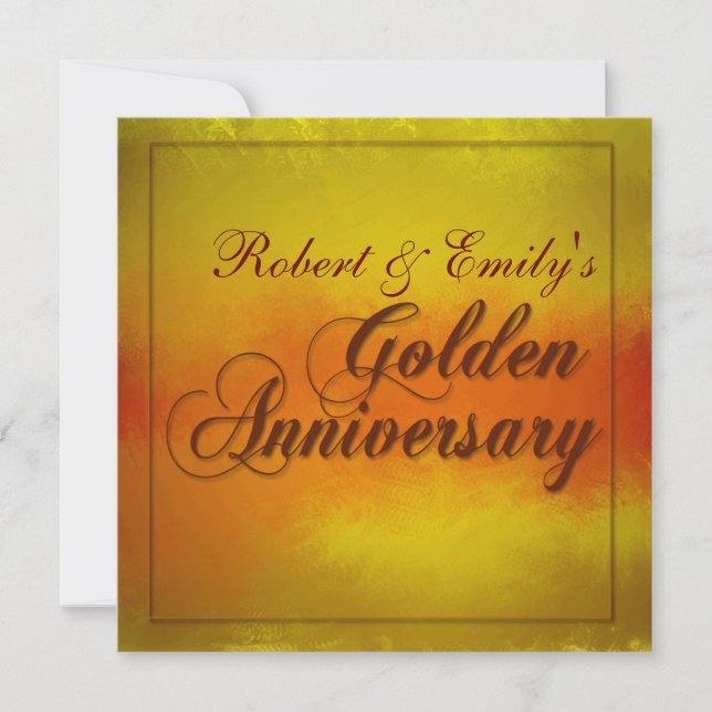Golden Anniversary Invitation (Front)