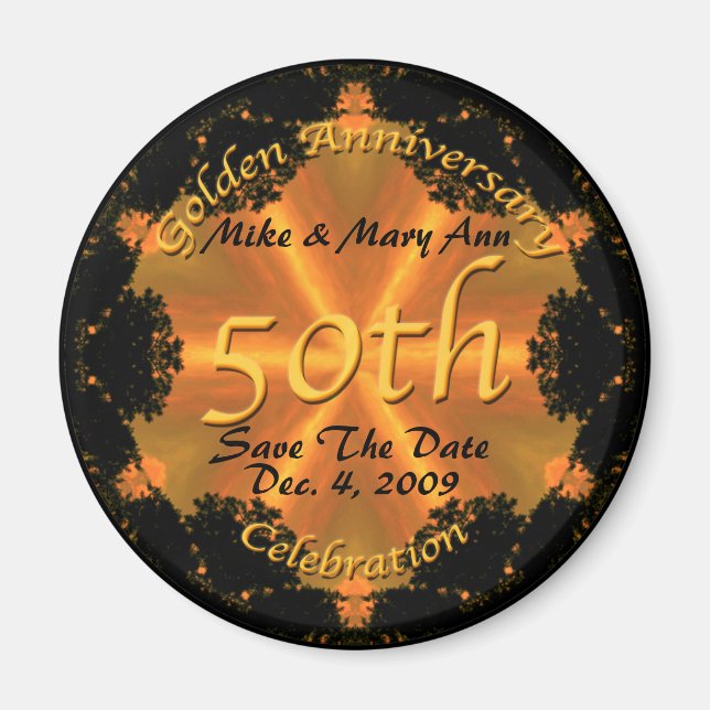 Golden Anniversary Magnet (Front)