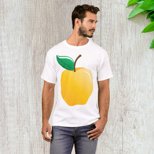 Golden Apple Bright Yellow Fruit T-Shirt
