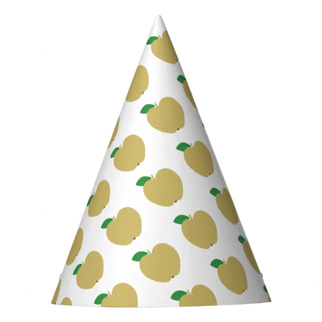 Golden Apple Party Hat (Front)