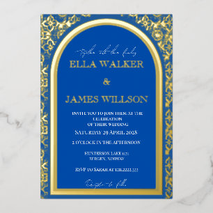 Golden Arch Regal (light) Wedding Blue