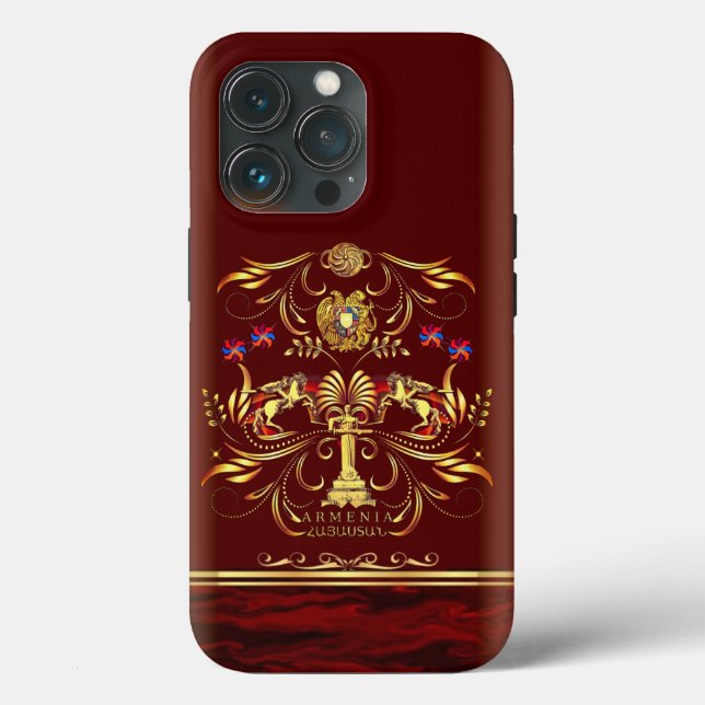 Golden Armenia iPhone / iPad case (Back)