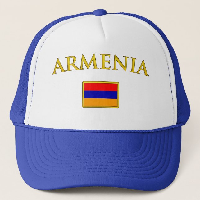 Golden Armenia Trucker Hat (Front)