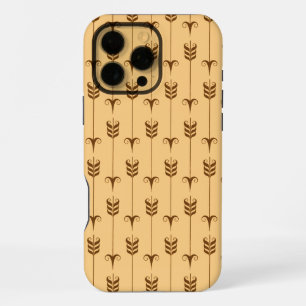 Golden Arrow Geometric Pattern iPhone 16 Pro Max Case