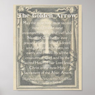 Golden Arrow Print