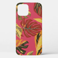 Golden Art Deco Nature Wallpaper