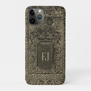 Golden Art Deco Phone Case with your Initial(s)