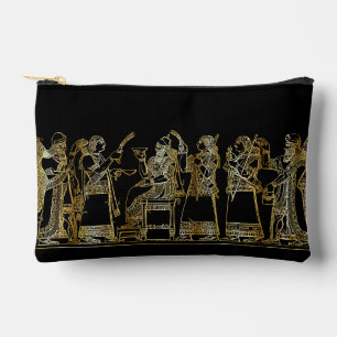 Golden Assyrian Banquet Antique Makeup Bag