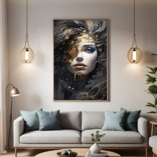 Golden Aura Poster