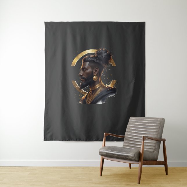 Golden Aura Tee Tapestry (In Situ)