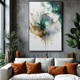 Golden Aurora Canvas Print