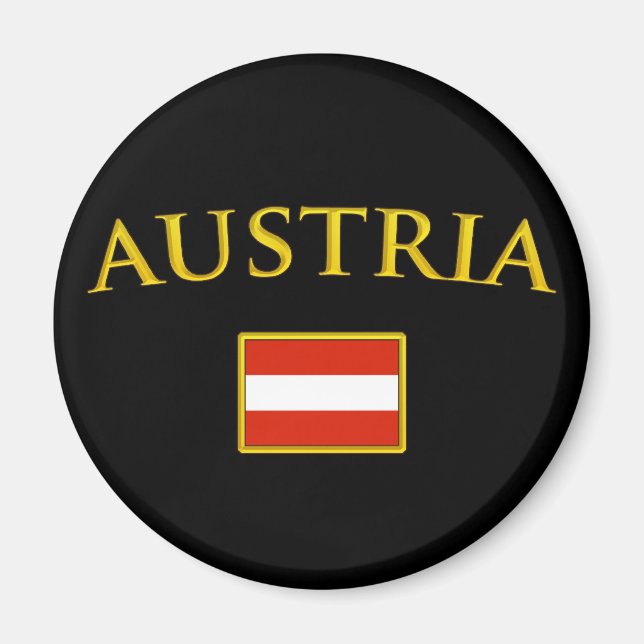 Golden Austria Magnet (Front)