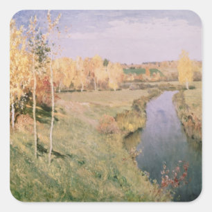 Golden Autumn, 1895 Square Sticker