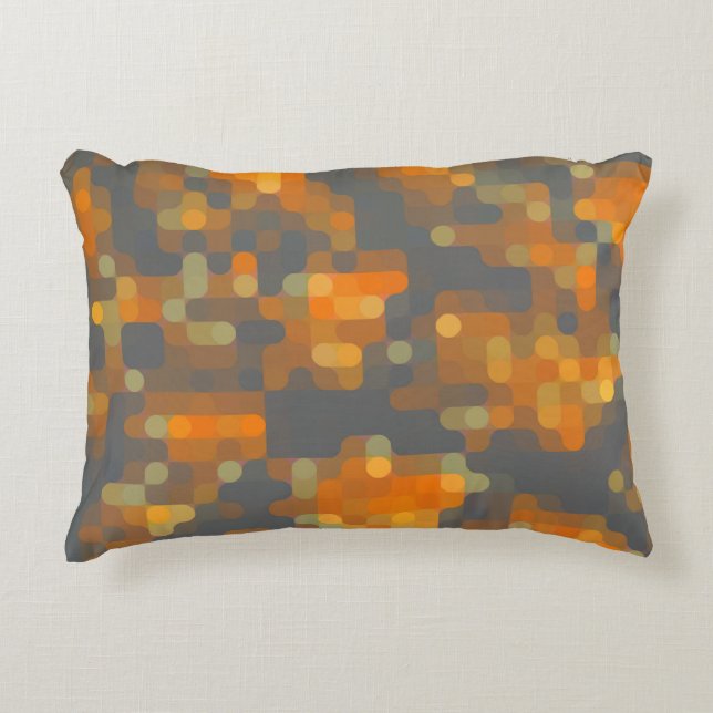 Golden Autumn Decorative Cushion (Front)