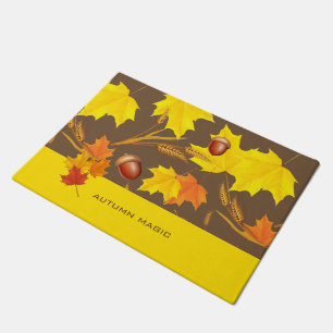 Golden Autumn Doormat