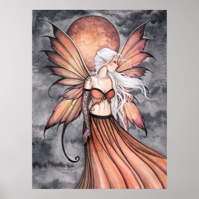 Golden Autumn Fairy Poster (Front)