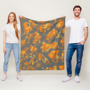 Golden Autumn Fleece Blanket