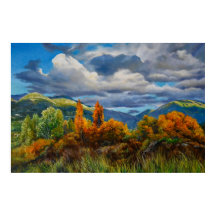 Golden Autumn in the Mountains