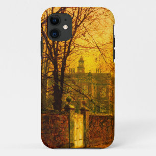 Golden Autumn John Atkinson Grimshaw iPhone 11 Case