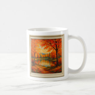 Golden Autumn Reflections Coffee Mug