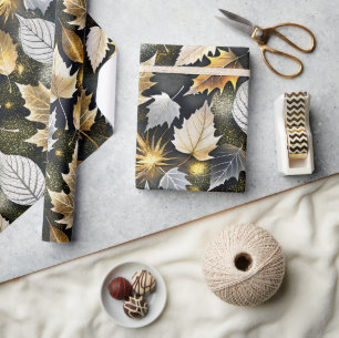 Golden Autumn Season 02 Wrapping Paper
