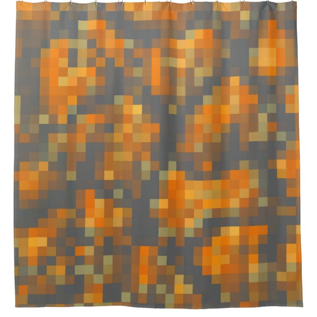 Golden Autumn Shower Curtain (Front)