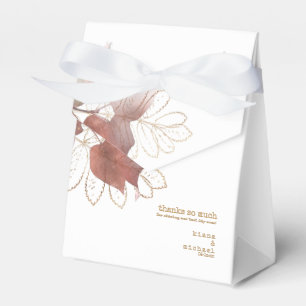 Golden Autumn Wedding ID655 Favour Box