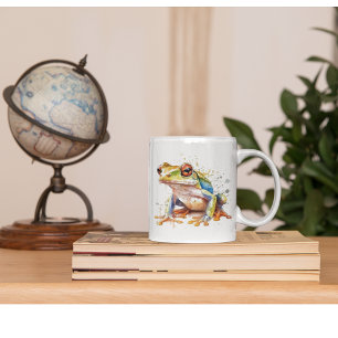 Golden Azure Tree Frog  Coffee Mug