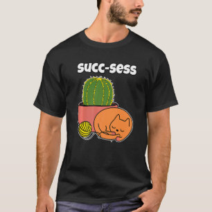 Golden Ball And Sleepy Cat Gardener Success T-Shirt