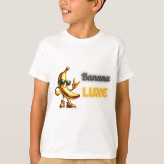 Golden Banana - Cool Fruit with Rockstar Attitude T-Shirt