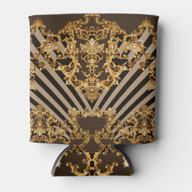 Golden baroque: geometric pattern design can cooler (Front)