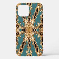 Golden baroque, luxurious ornament design.