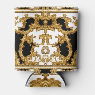Golden Baroque: Opulent Ornamental Design. Can Cooler