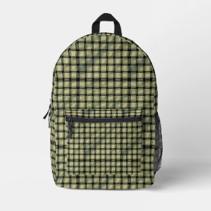 Golden Basket Weave Backpack