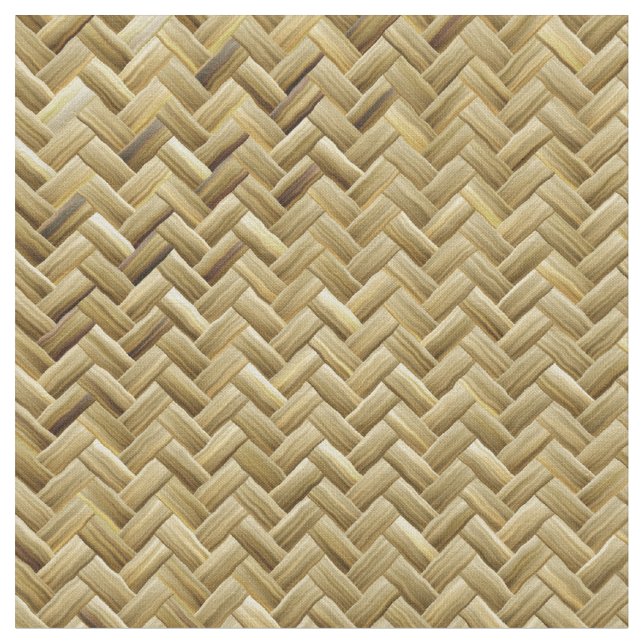 Golden Basket Weave Design Fabric (Close Up)