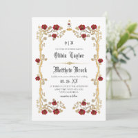 Golden Beast & the Beauty Fairytale Wedding