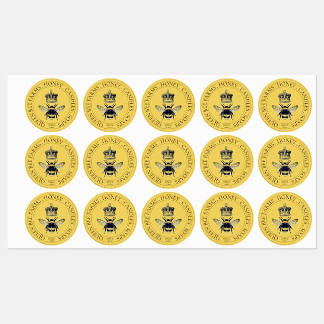 Golden Bee And Crown Bee Products (Sheet)