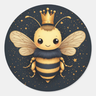 Golden Bee For Beekeepers And Honey Lovers Classic Round Sticker
