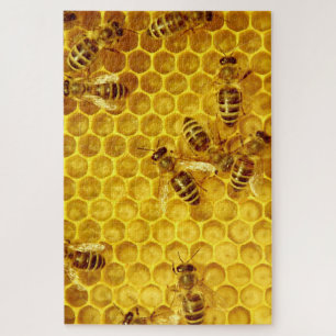 GOLDEN BEE HIVE  JIGSAW PUZZLE