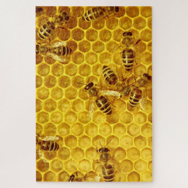 GOLDEN BEE HIVE  JIGSAW PUZZLE (Vertical)