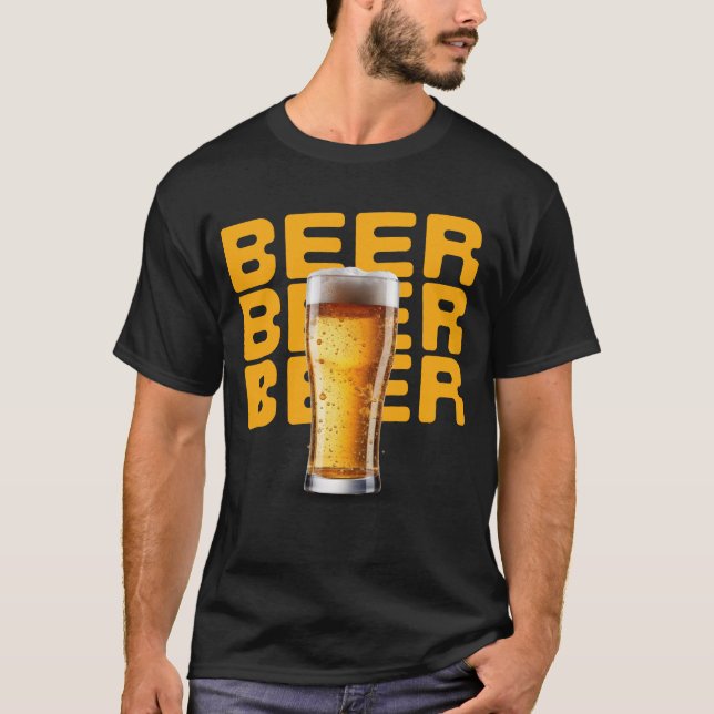 Golden Beer Bliss T-Shirt (Front)