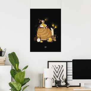 GOLDEN BELLS by Alexandra Dikaia Poster