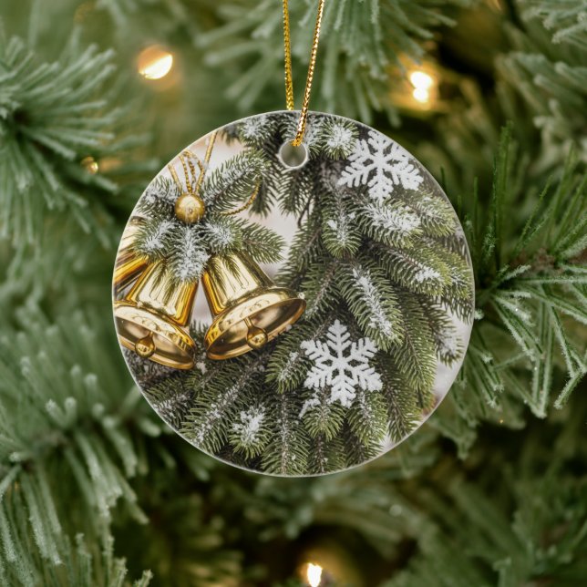 Golden Bells Christmas Ornament (Tree)