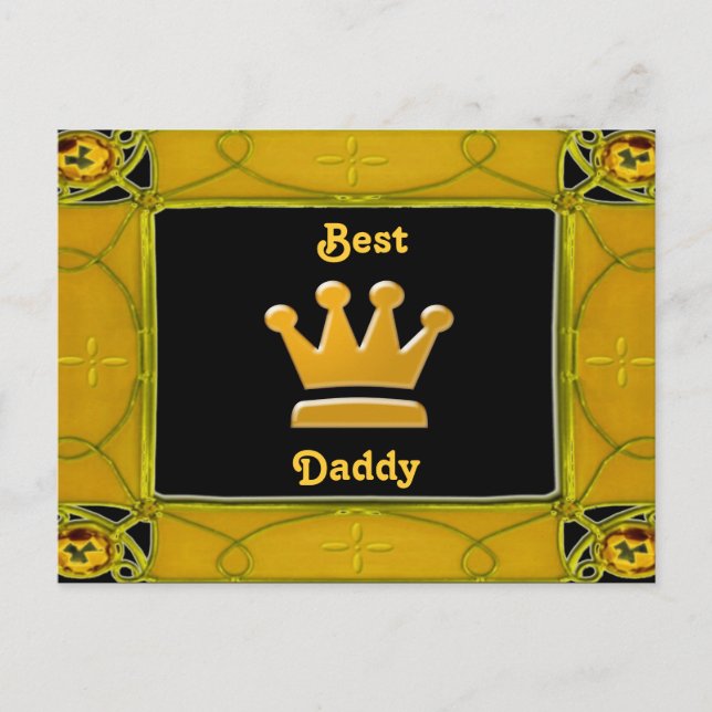 Golden Best Daddy Postcard (Front)