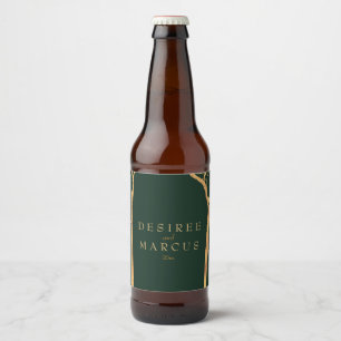 Golden Birch Trees Beer Bottle Label