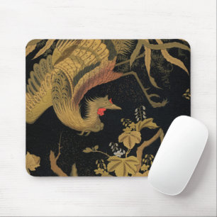 Golden Bird Japanese Classic Antique Mouse Mat