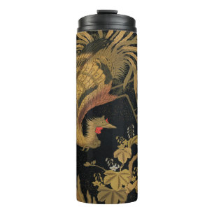 Golden Bird Japanese Classic Antique Thermal Tumbler