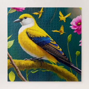 Golden Bird Jigsaw Puzzle